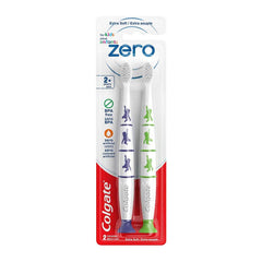 Colgate Zero Kids Manual Toothbrush Pack Of 2 - WahaLifeStyle