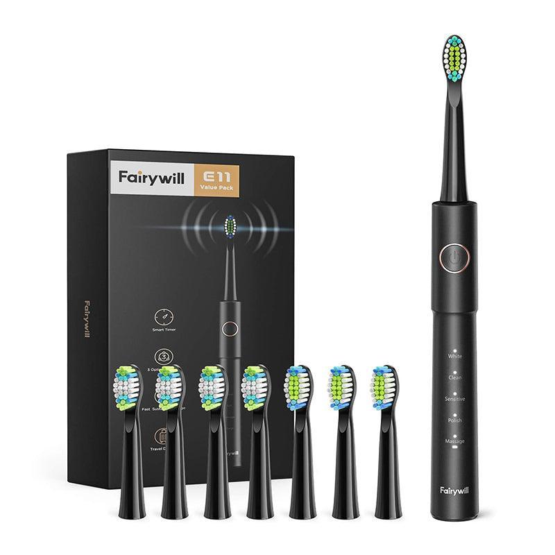 Fairywill E11 Electric Toothbrush With 8 Brush Heads - WahaLifeStyle