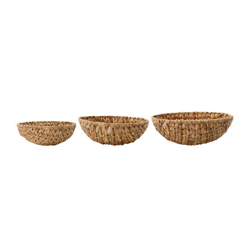 House Doctor Handwoven Storage Bowls Set of 3 - WahaLifeStyle