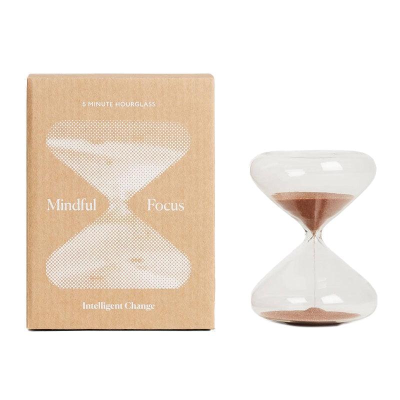 Intelligent Change Mindful Focus 5 Minutes Hourglass - WahaLifeStyle