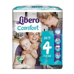 Libero Comfort 4 Diaper 7-11 kg - 26pcs - WahaLifeStyle