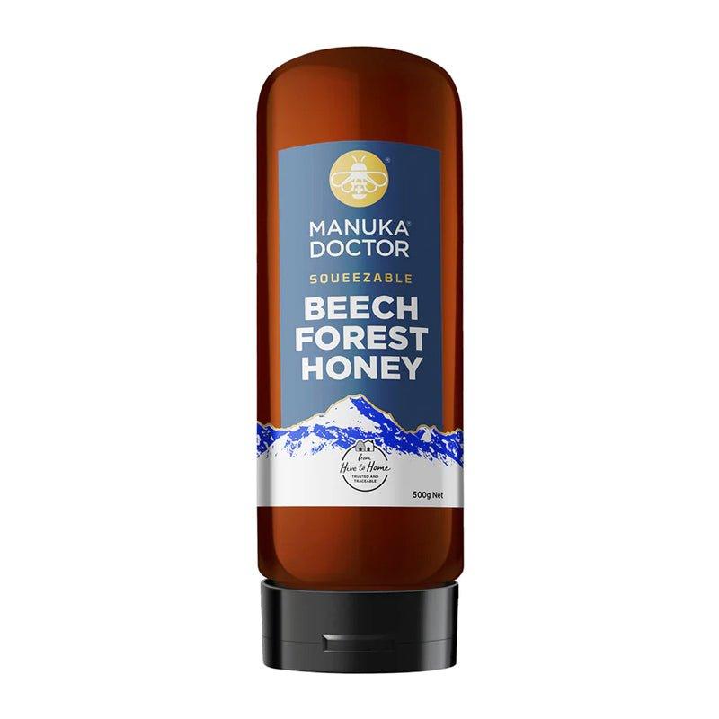 Manuka Doctor Squeezable Beech Forest Honey- 500g - WahaLifeStyle