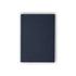 Matere Layflat Embossed A5 Notebook - Navy Linen - WahaLifeStyle