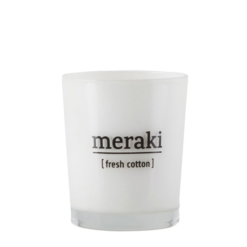 Meraki Fresh Cotton Scented Candle - WahaLifeStyle