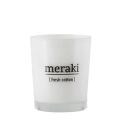 Meraki Fresh Cotton Scented Candle - WahaLifeStyle