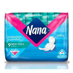 Nana Maxi Thick Long Feminine Pads - 9pcs - WahaLifeStyle