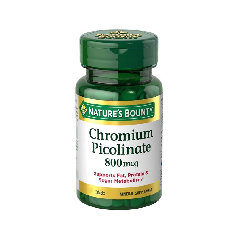 Nature's Bounty Chromium Picolinate 800Mcg - 50 Tablets - WahaLifeStyle
