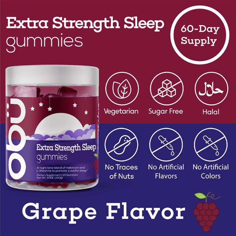 Obu Nutrition Extra Strength Sleep Supplements - 60pcs - WahaLifeStyle