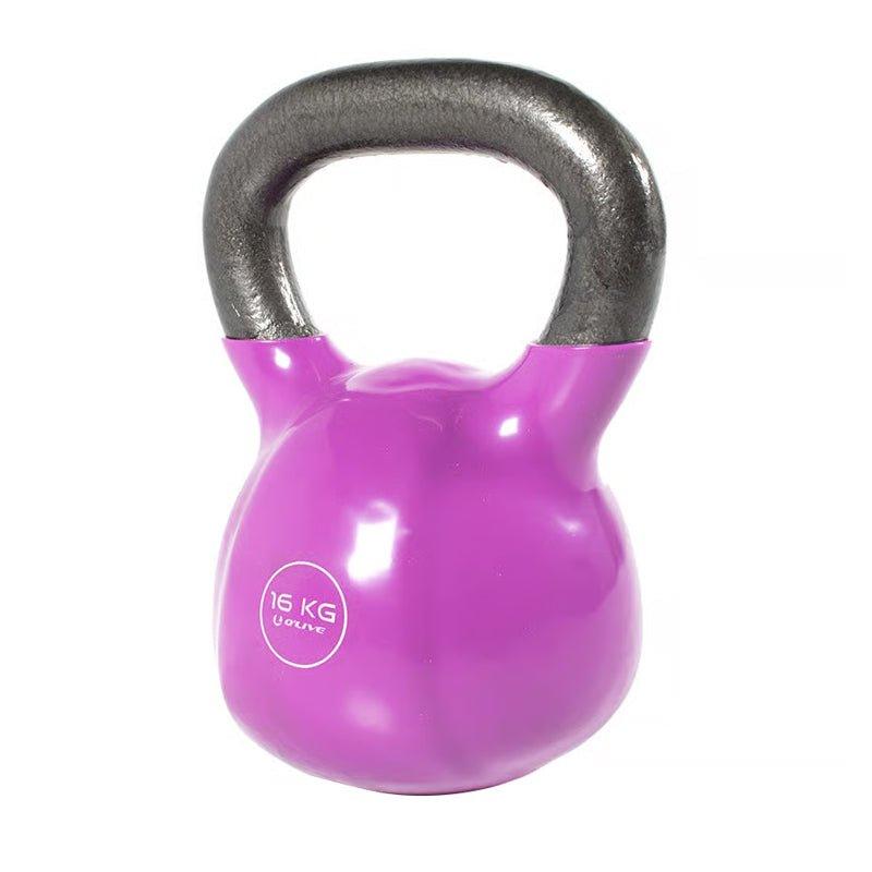 Olive Fitness Vynil Kettlebell - 16Kg - Waha Lifestyle