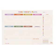 Once Upon A Tuesday This Week's Plan - Planner Pad With Habit Tracker - A4 - Waha Lifestyle