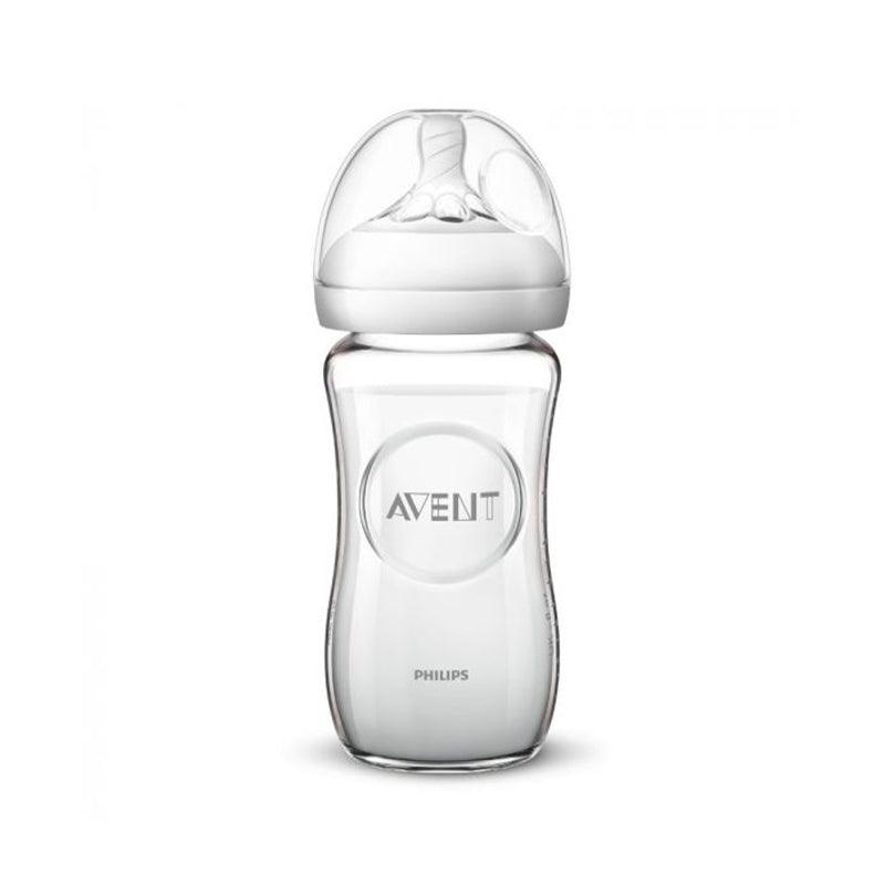 Philips Avent Natural Feeding Bottle Glass 240ml x 1 - WahaLifeStyle