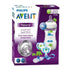 Philips Avent Natural Feeding Bottle & Soother Blue/White Set - WahaLifeStyle
