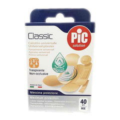 Pic Classic Antibacterial Plasters, Mix 40 pcs - WahaLifeStyle