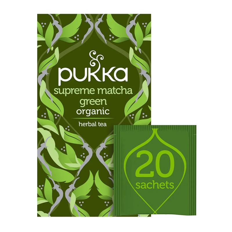 Pukka Organic Supreme Matcha Green Herbal Tea - 20 sachets - WahaLifeStyle