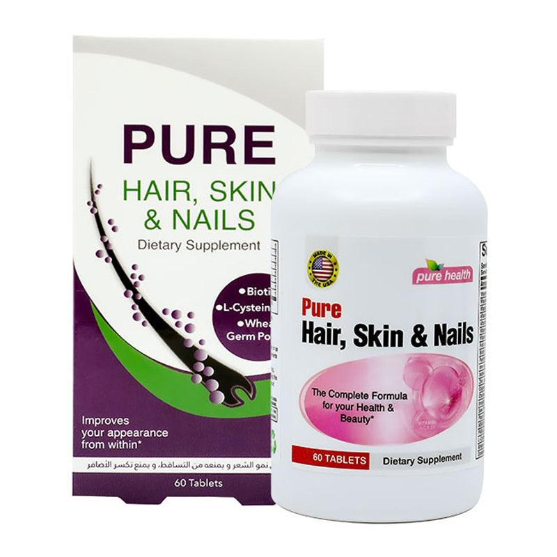 Pure Health Hair, Skin & Nails - 60 Tablets - WahaLifeStyle