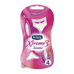 Schick Shavers Xtreme 3 Bladed Disposable Women Razor - 4pcs - WahaLifeStyle