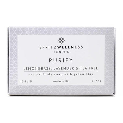 Spritz Wellness Purify Green Clay Body Soap - 135g - WahaLifeStyle