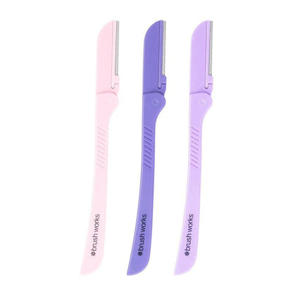 Brushworks precision eyebrow razors pack of 3 - WahaLifeStyle