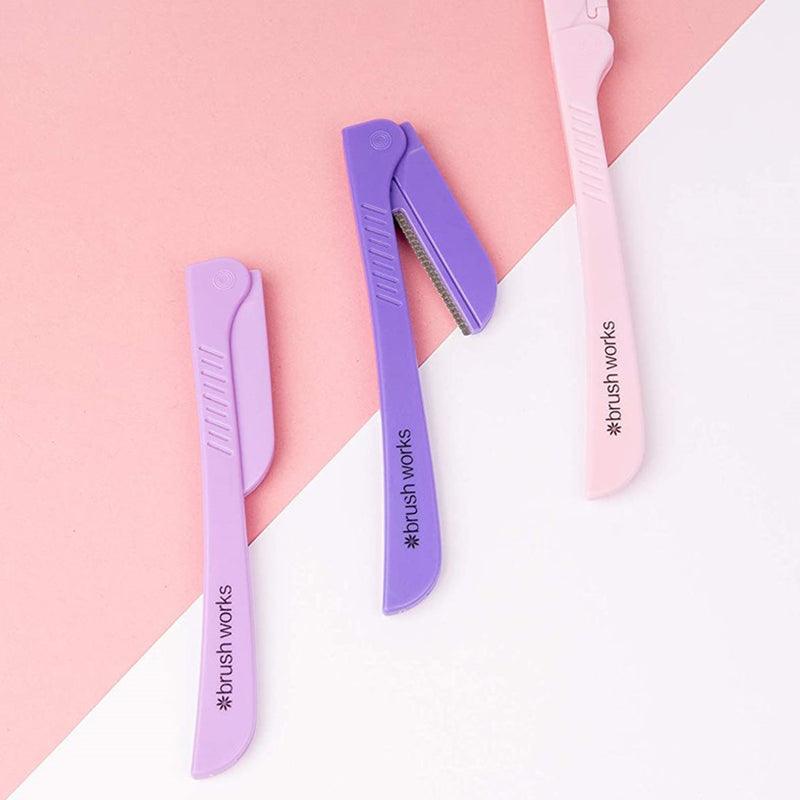 Brushworks precision eyebrow razors pack of 3 - WahaLifeStyle