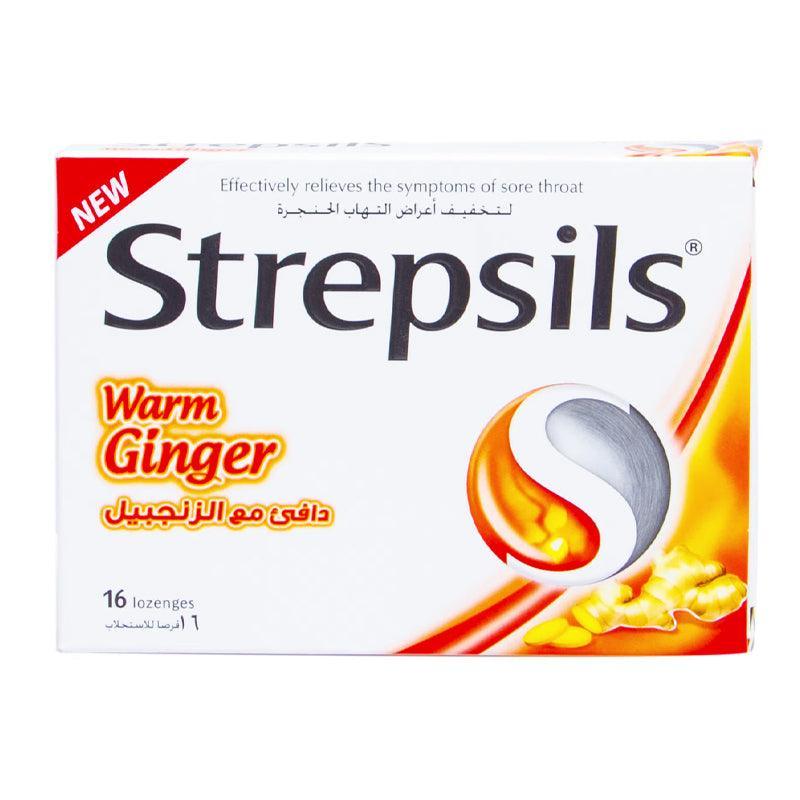 Strepsils Warm Ginger - 16pcs - WahaLifeStyle
