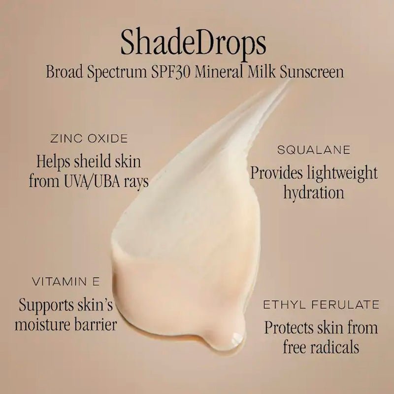 Summer Fridays ShadeDrops SPF30 Mineral Milk Sunscreen - 50ml - Waha Lifestyle