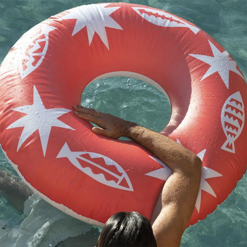 Sunny Life De Playa Pool Ring - Coral - WahaLifeStyle