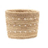 The Basket Room Furahia White Spotted Beaded Basket - Small - WahaLifeStyle