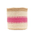 The Basket Room Kuzuia Woven Basket - Fluoro Pink - WahaLifeStyle