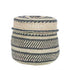 The Basket Room Nyumba Lidded Storage Basket - Black & Natural - WahaLifeStyle