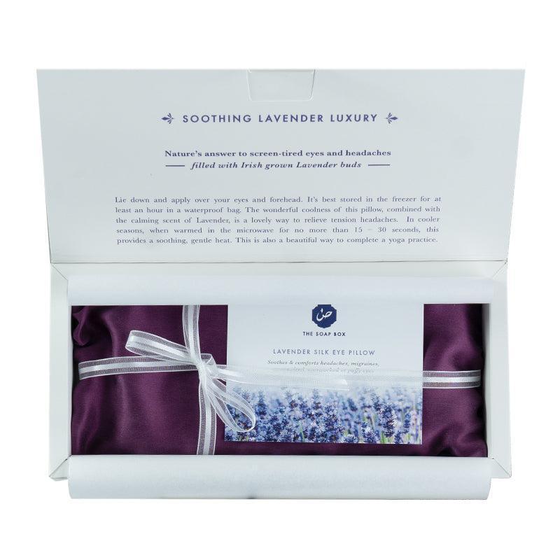 The Soap Box Lavender Silk Eye Pillow in Kuwait | Waha Lifestyle