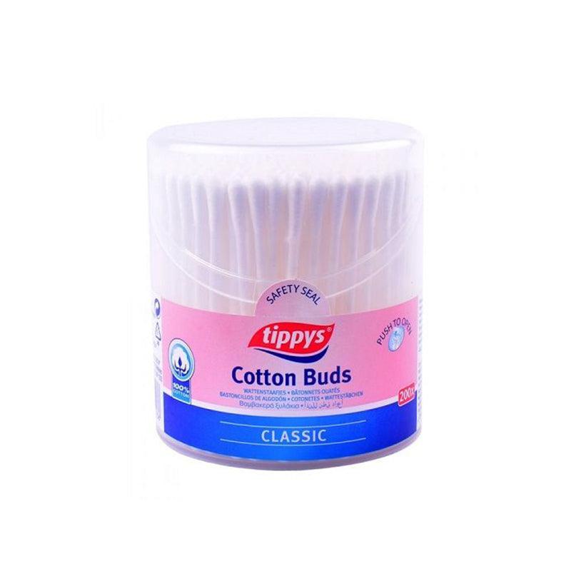 Tippys Cotton Buds Drum - 200pcs