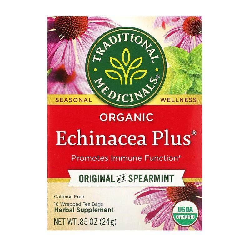 Traditional Medicinals Echinacea Plus Herbal Tea - 16Bags - WahaLifeStyle