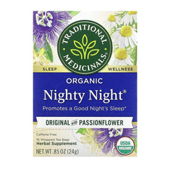 Traditional Medicinals Nighty Night Herbal Tea - 16Bags - WahaLifeStyle