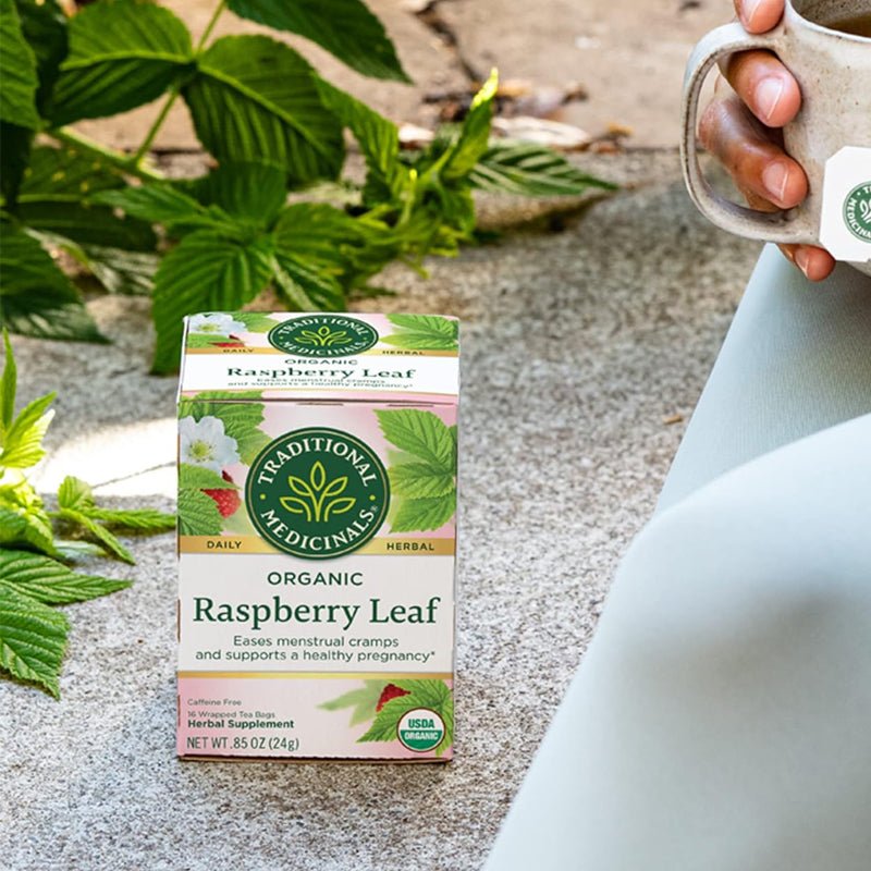 Traditional Medicinals Raspberry Leaf Herbal Tea - 16Bags - Waha Lifestyle