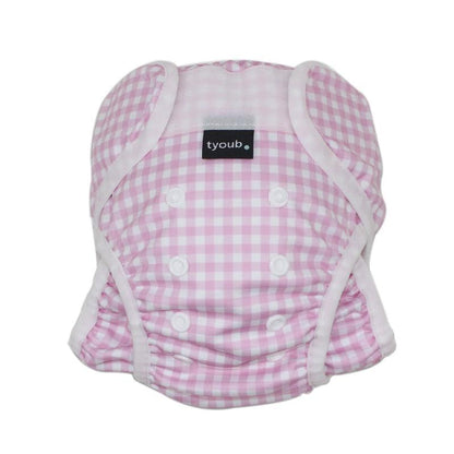 Tyoub Checked Reusable Swim Nappy &amp; Wet Bag - Waha Lifestyle