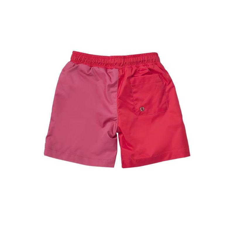 Tyoub Quick Dry Board Shorts For Kids - Red/Pink - Waha Lifestyle