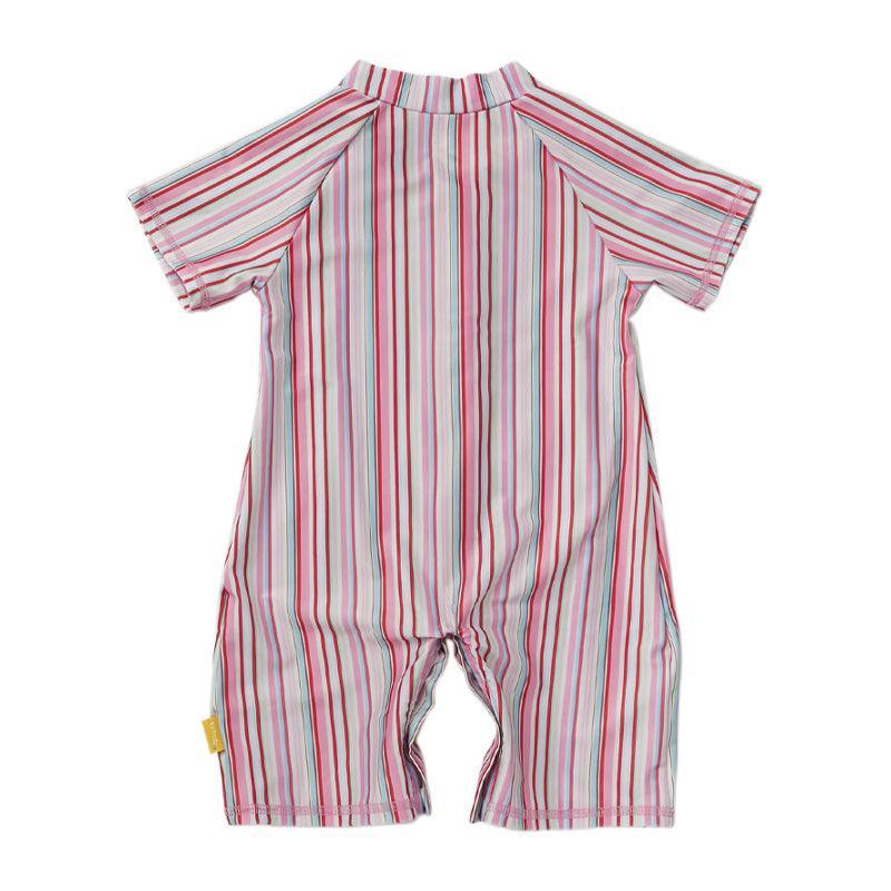 Tyoub Short Sleeve UPF50+ Sunsuit For Kids - Gelato Stripe - Waha Lifestyle