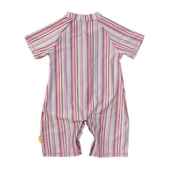 Tyoub Short Sleeve UPF50+ Sunsuit For Kids - Gelato Stripe - Waha Lifestyle