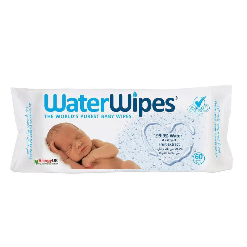 WaterWipes Sensitive Baby Wipes - 60pcs - Waha Lifestyle