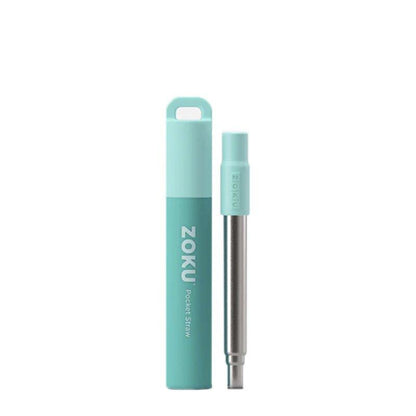 Zoku Two Tone Pocket Straw Set - 3Pcs - WahaLifeStyle